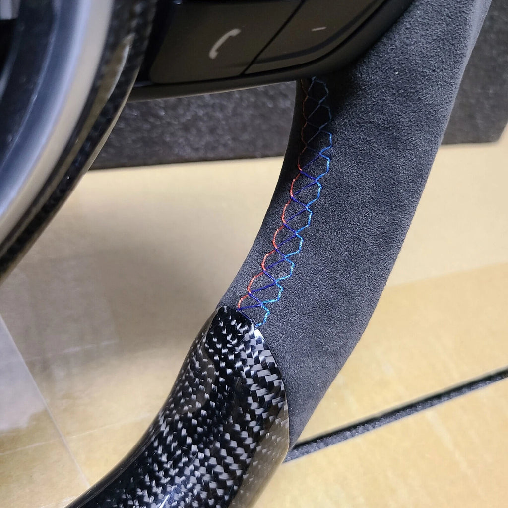 BMW Carbon Fiber LED Steering Wheel