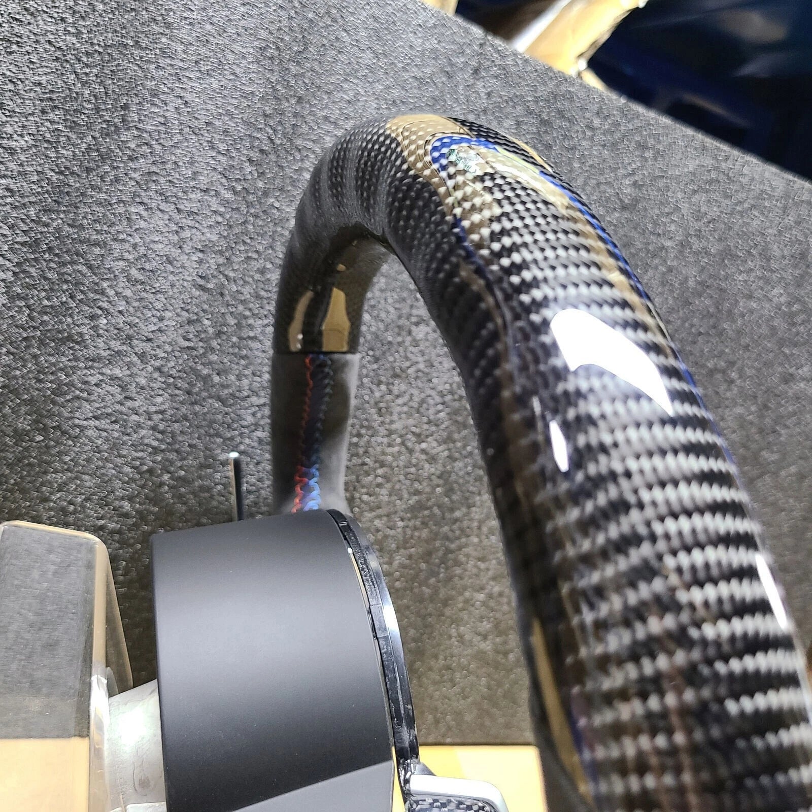 BMW Carbon Fiber LED Steering Wheel