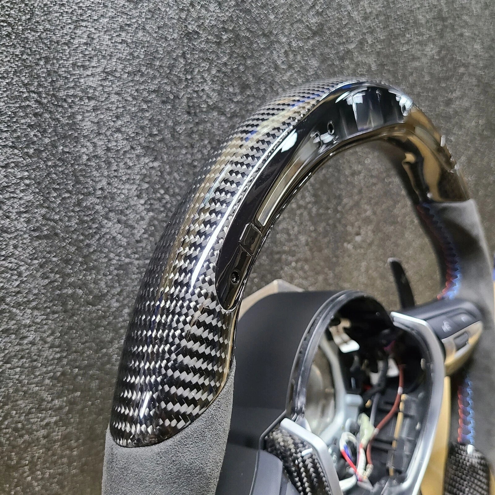 BMW Carbon Fiber LED Steering Wheel